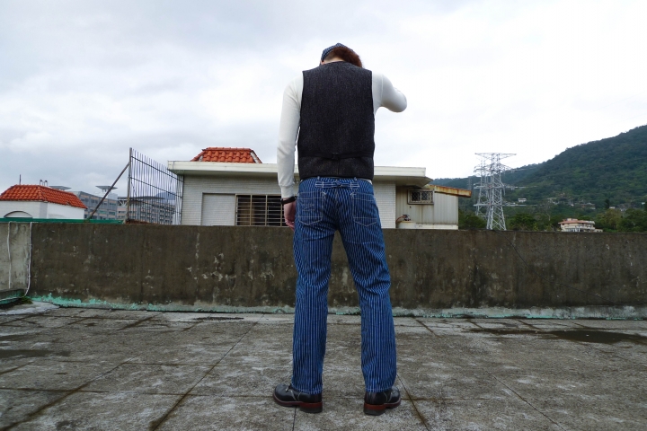 [出類拔萃]金斯大 Jeansda Wabash Stripe Rigid Work Pant