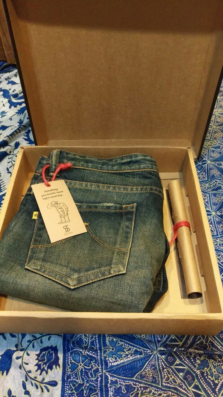 (開箱)JEANSDA Flying Dutchman Fabric Merchant Aged Jeans 幽靈船布料商人仿舊褲