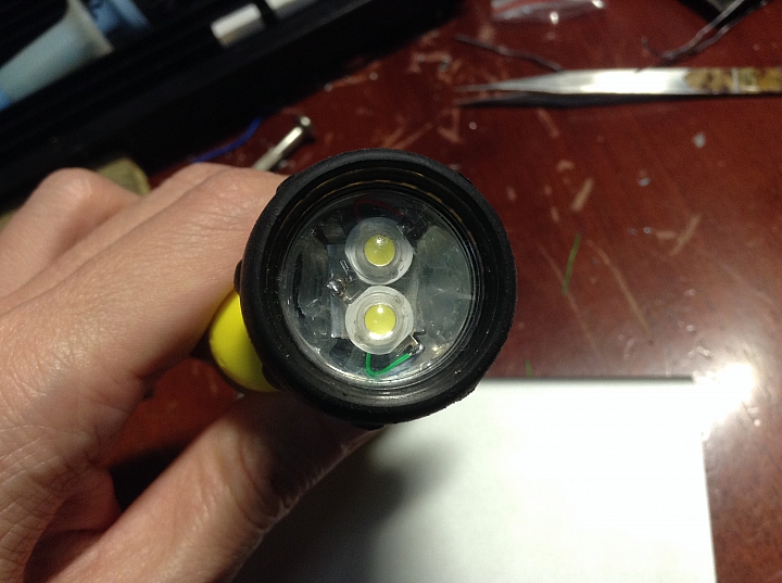 老燈mini Q40 鎢絲燈泡改白光LED