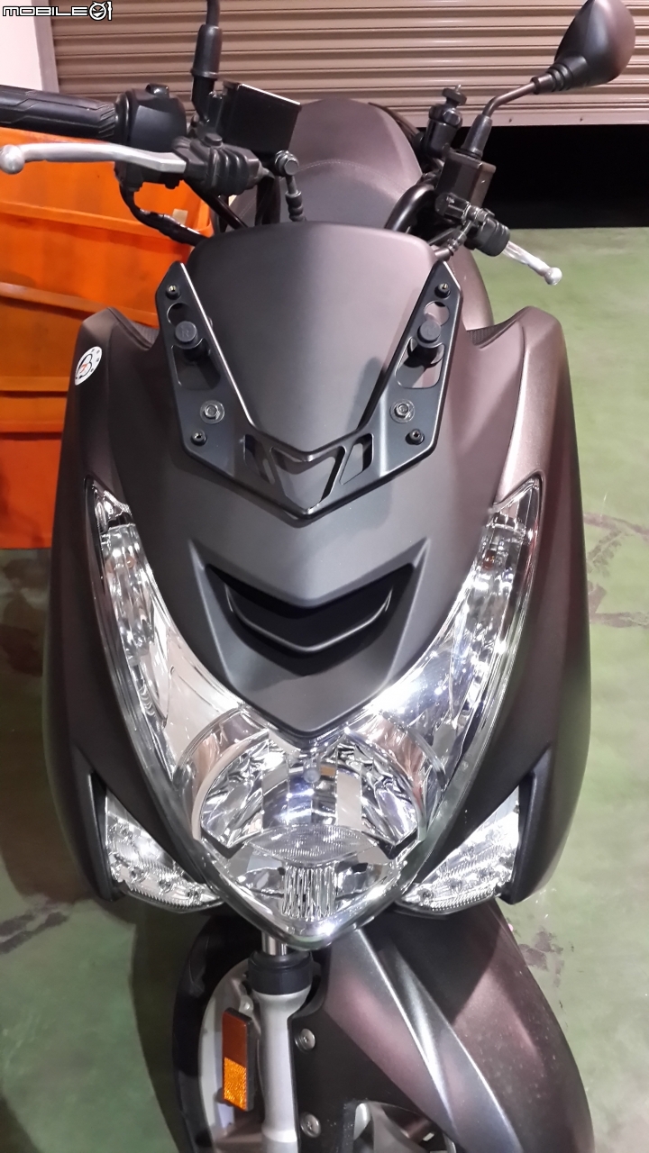 SMAX 155 原廠歐規風鏡 DIY