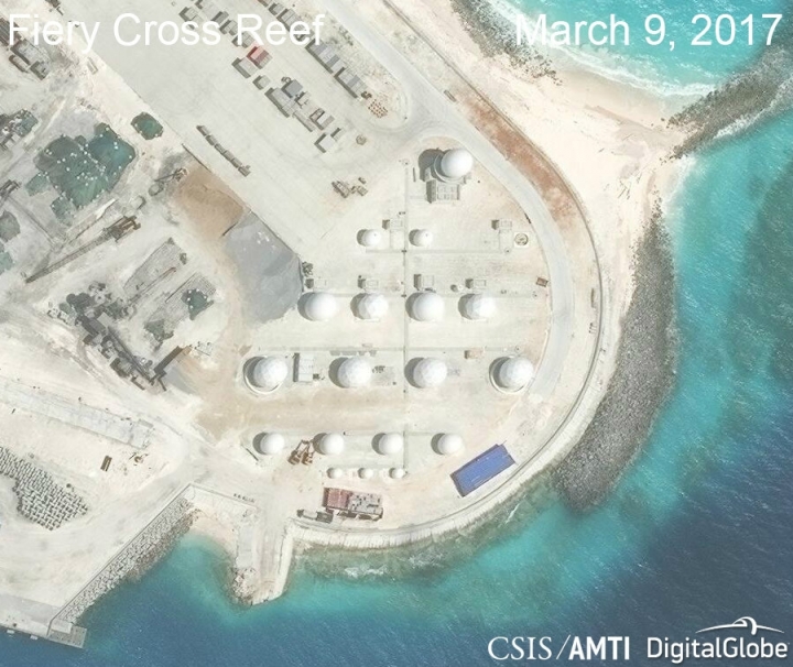 大陸基本完成南中國海主要島礁硬體建設