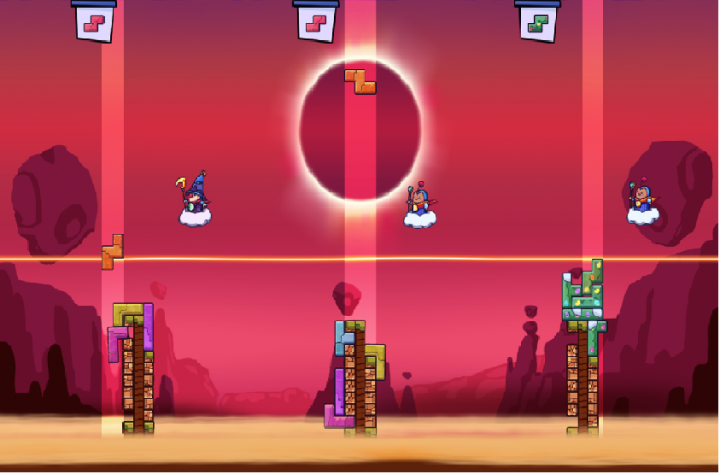 《tricky towers》全能違建改造王！建立不倒的方塊王傳說！