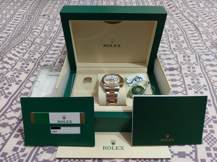 ROLEX Daytona 116503 半金迪通拿 開箱
