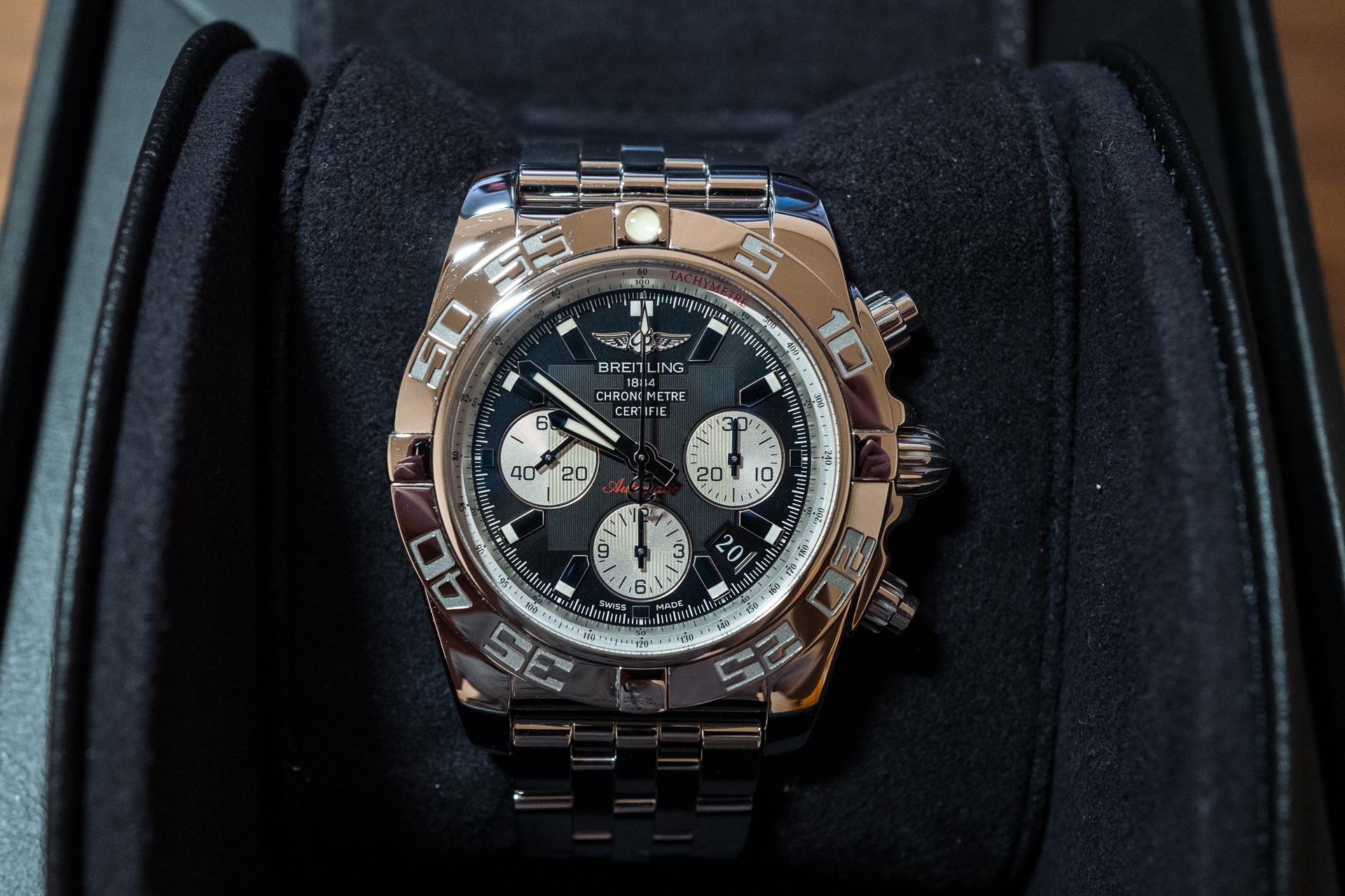 [開箱] 百年靈 Breitling Chronomat 44 + Navitimer 01 經典款一次滿足
