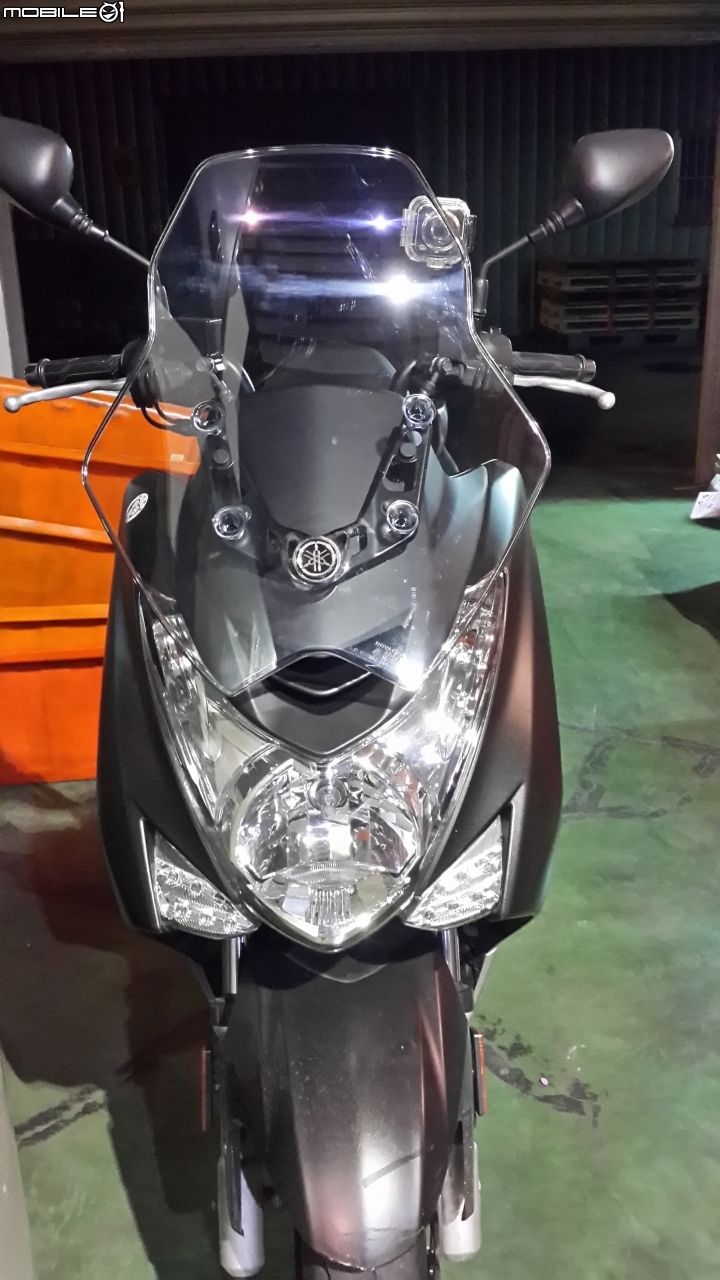 SMAX 155 原廠歐規風鏡 DIY