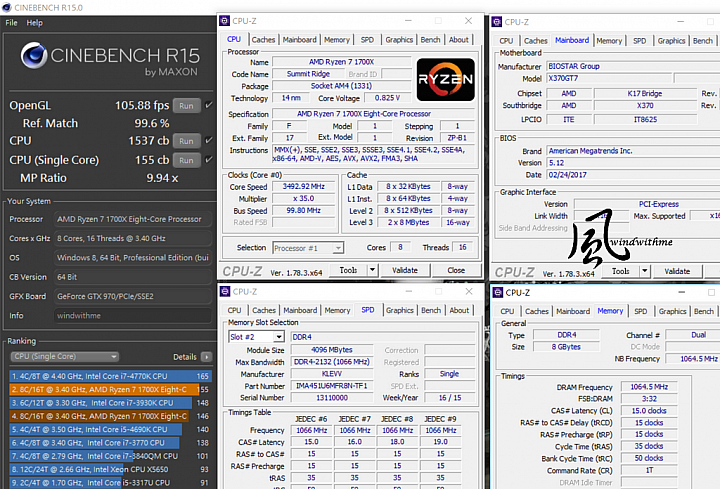 AMD RYZEN 7 1700X正式版搭載BIOSTAR X370GT7解析