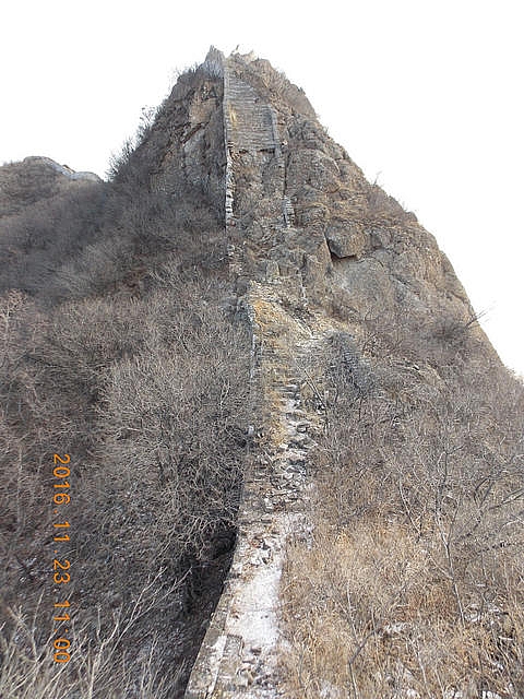 黃花城 > 九公山長城穿越 - 長城三險之一 (十八蹬)