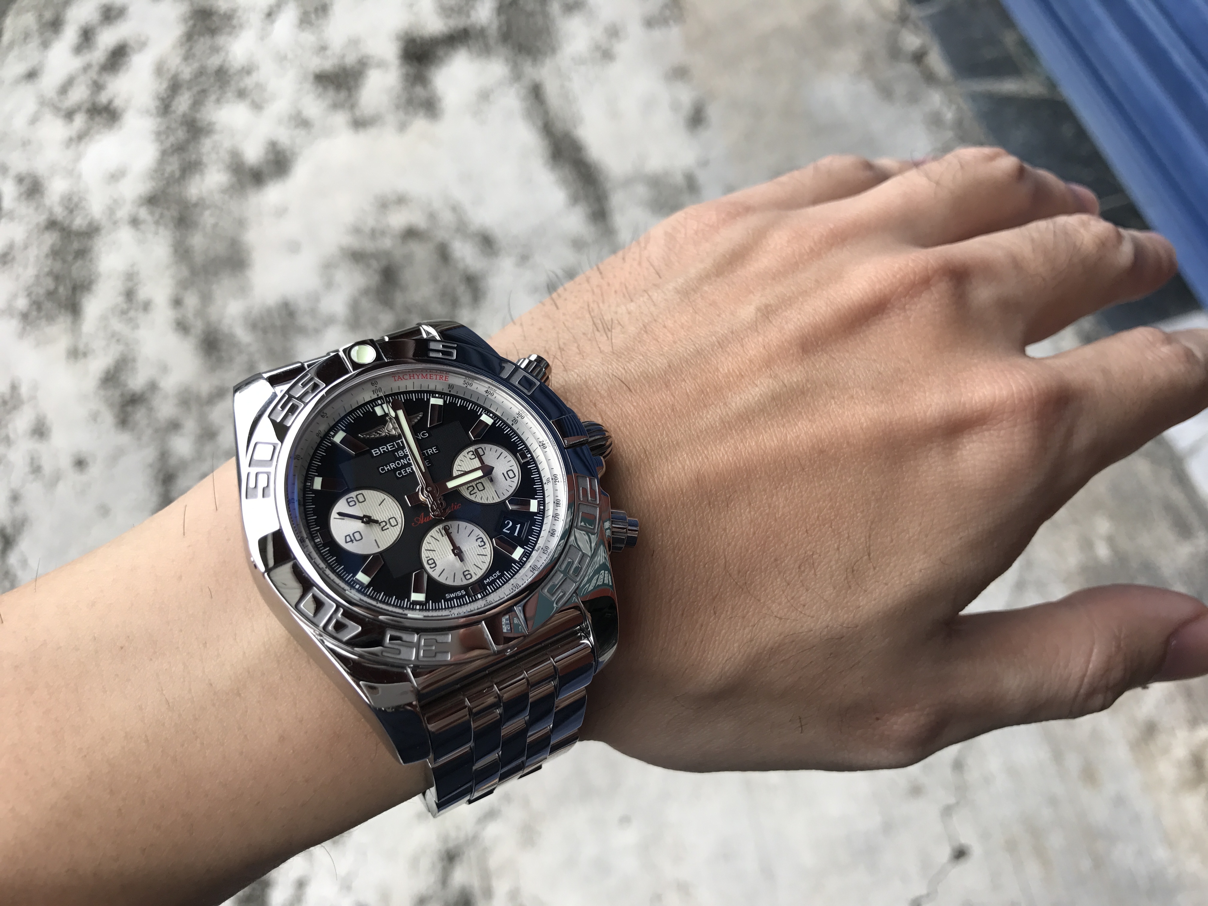 [開箱] 百年靈 Breitling Chronomat 44 + Navitimer 01 經典款一次滿足