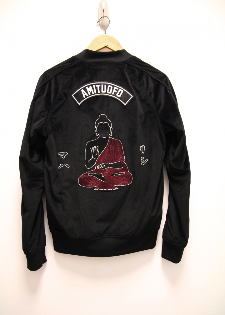 ［阿彌陀佛］Maharishi  天鵝絨佛祖刺繡外套