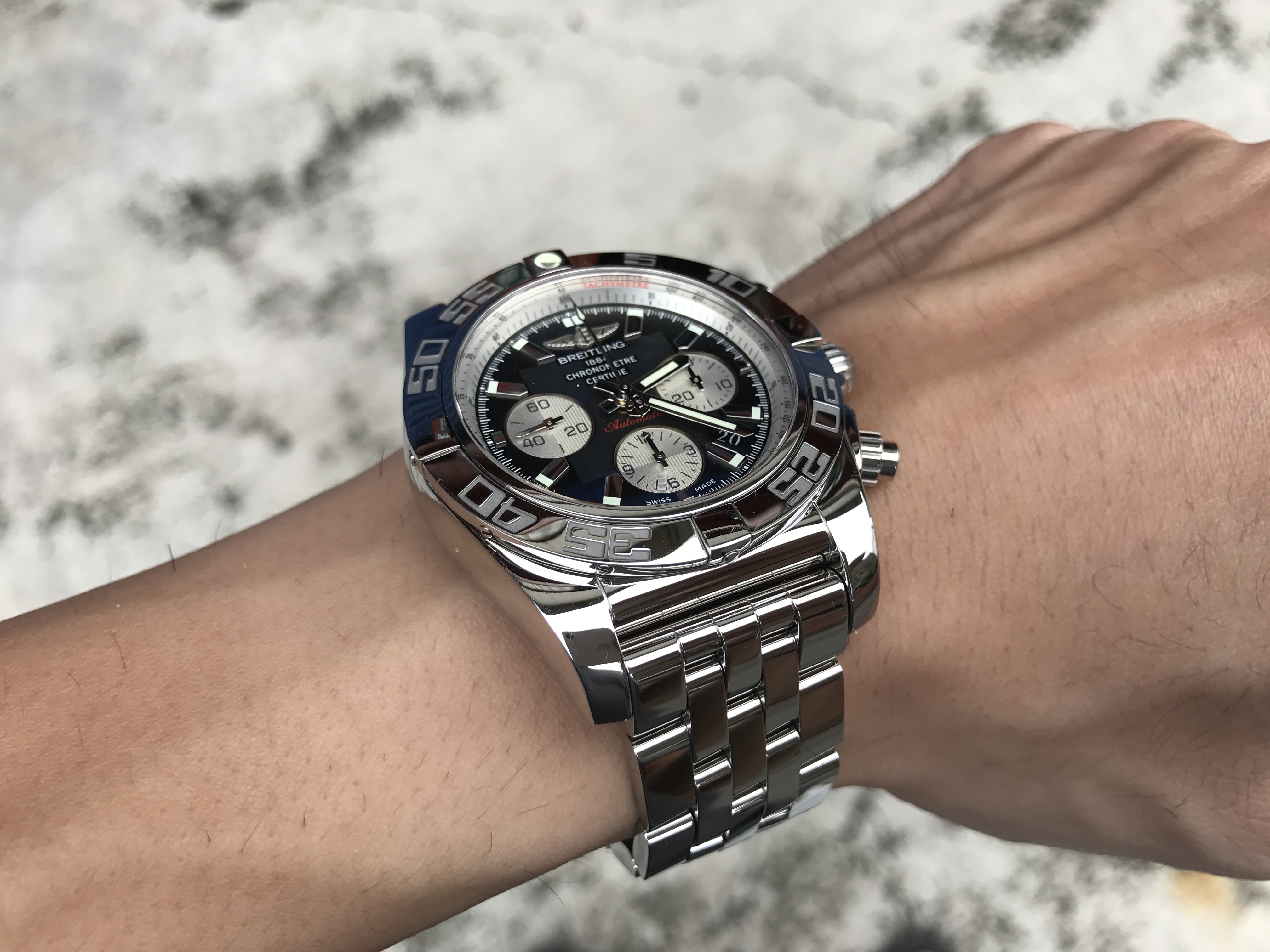 [開箱] 百年靈 Breitling Chronomat 44 + Navitimer 01 經典款一次滿足