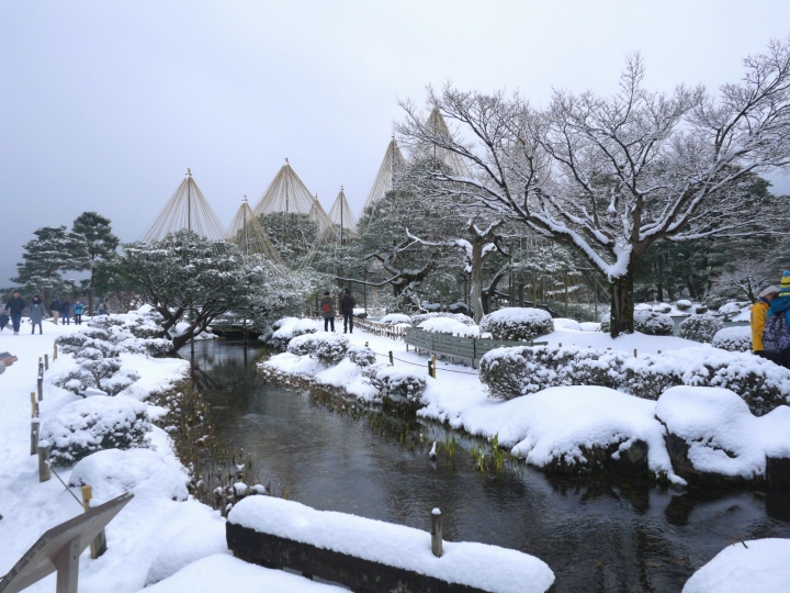 【日本 中部/石川金澤】兼六園-日本三大名園之一的絕美雪景
