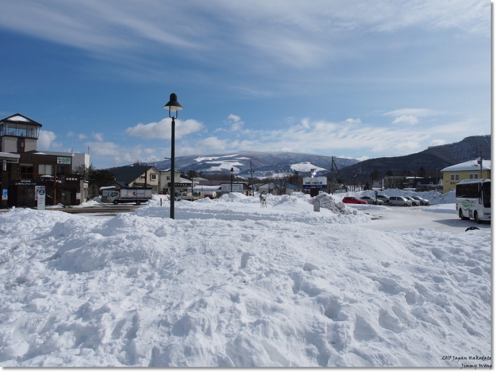[日本東北自助行]-延伸北海道函館-巧遇冰雪奇緣雪寶-大沼國定公園(爽吃3.6kg帝王蟹)