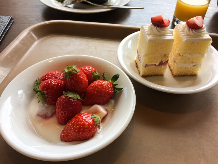【美食。食記】東京 國際展示場 食材不俗 長輩適合 創菜Patio 台場 草莓 吃到飽 飯店 Buffet 推薦