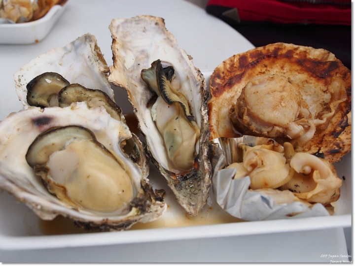 [日本東北自助行]-宮城-松島海岸-松島海岸逛逛+魚市場烤牡蠣吃到飽