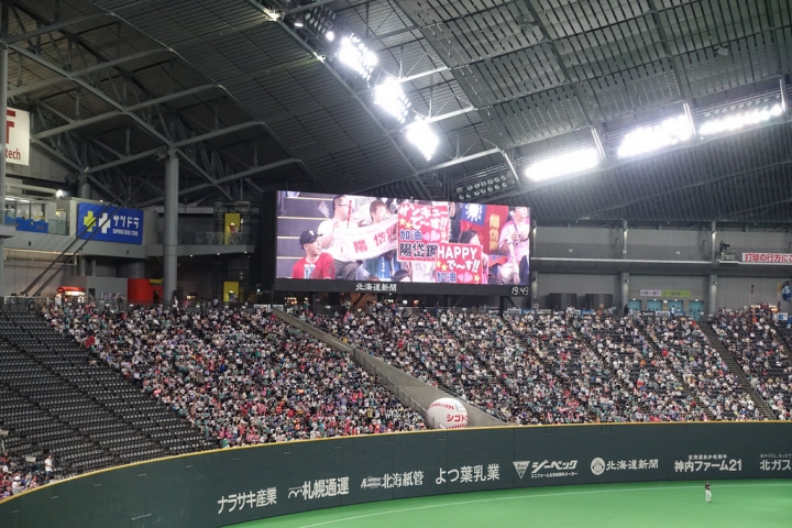 【2016 北海道親子行】帶寶寶到札幌巨蛋看球去。來幫陽岱鋼加油!!