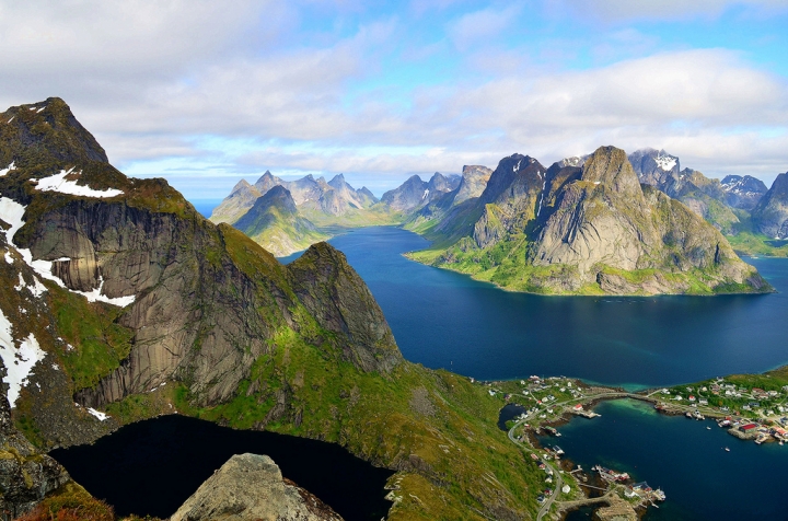 [ 北歐。挪威景點 ] 羅浮敦群島 。雷納鎮 Lofoten Reinebringen ☆羅浮敦群島最美的登山步道☆