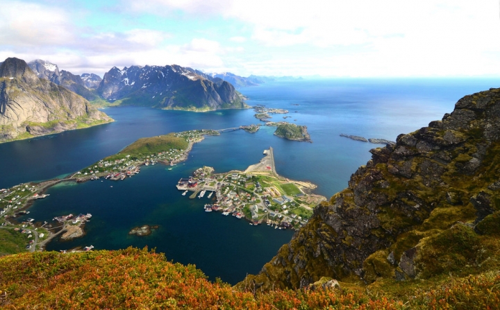 [ 北歐。挪威景點 ] 羅浮敦群島 。雷納鎮 Lofoten Reinebringen ☆羅浮敦群島最美的登山步道☆