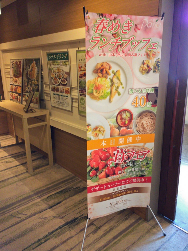 【美食。食記】東京 國際展示場 食材不俗 長輩適合 創菜Patio 台場 草莓 吃到飽 飯店 Buffet 推薦