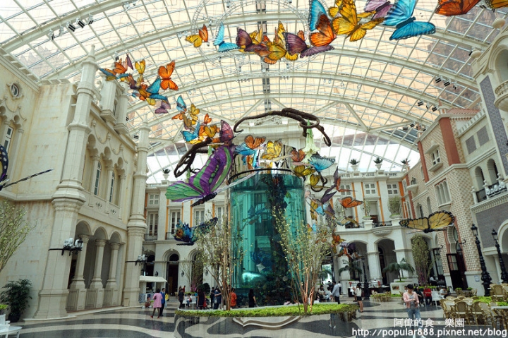 【澳門之旅】美高梅酒店MGM MACAU 住宿體驗，大廳打上燈光後，美得不可思議，超夢幻！