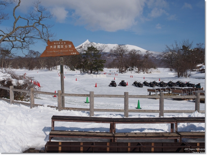 [日本東北自助行]-延伸北海道函館-巧遇冰雪奇緣雪寶-大沼國定公園(爽吃3.6kg帝王蟹)