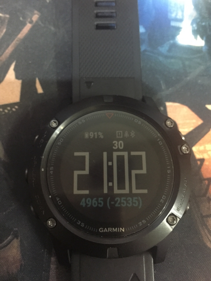 GARMIN FENIX 5X 錶面下載使用異常