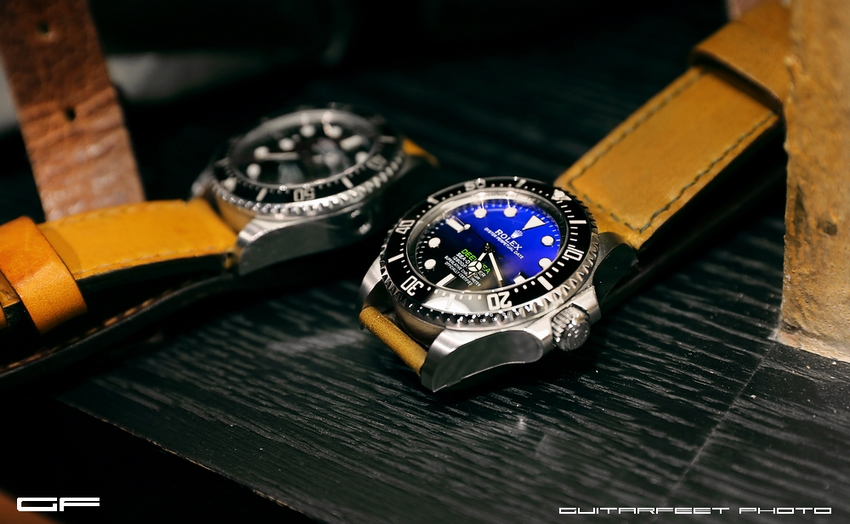 當Rolex 116660 DeepSea 遇上手工訂製皮錶帶 = ?