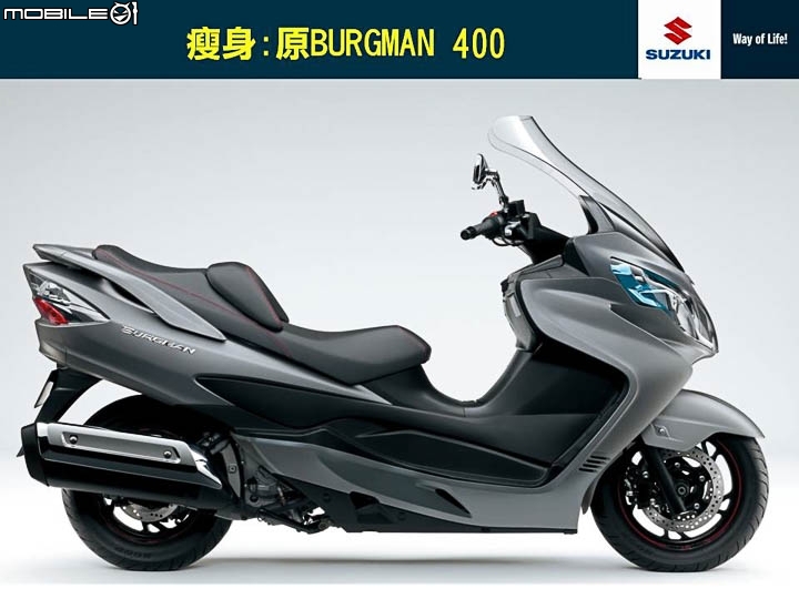 400級距日製新血 2017 SUZUKI Burgman 400 ABS 簡單賞車介紹