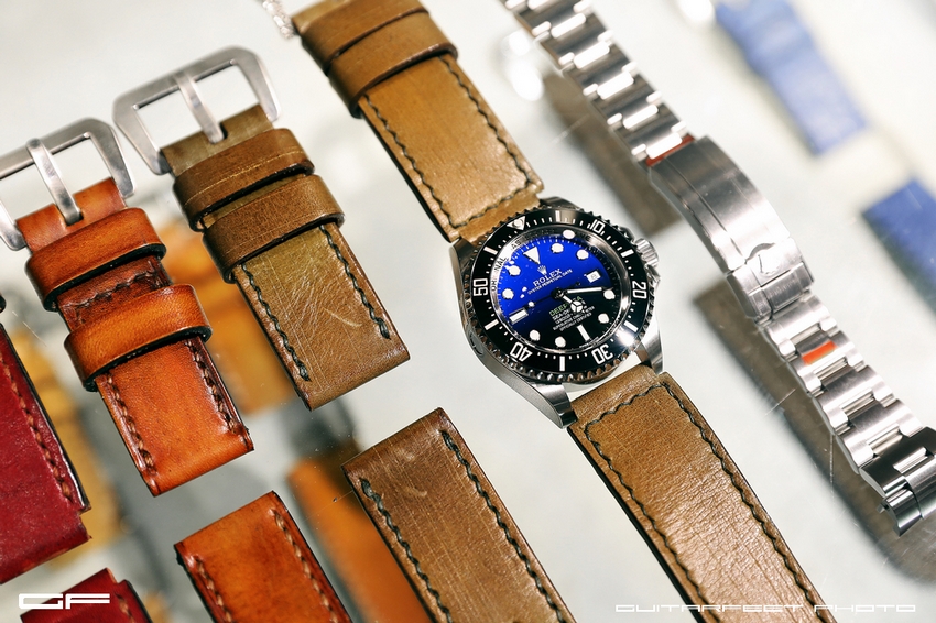 當Rolex 116660 DeepSea 遇上手工訂製皮錶帶 = ?