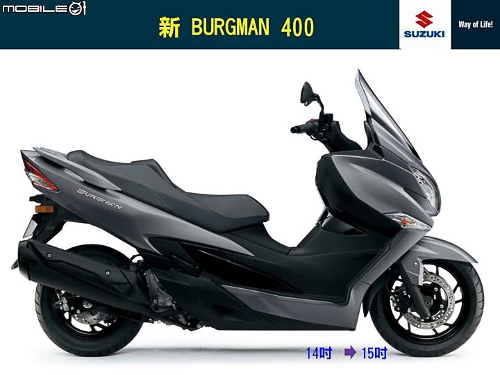 400級距日製新血 2017 SUZUKI Burgman 400 ABS 簡單賞車介紹