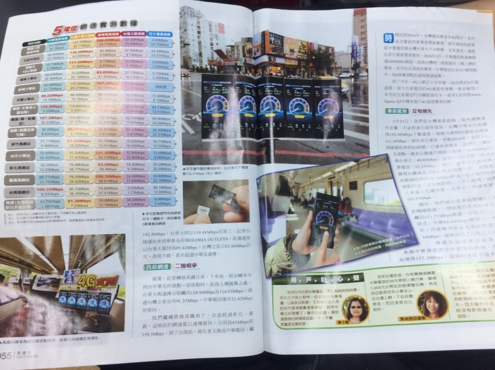 全台4G網速大車拚