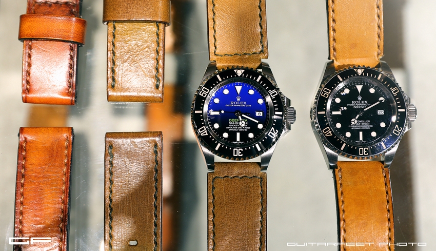 當Rolex 116660 DeepSea 遇上手工訂製皮錶帶 = ?