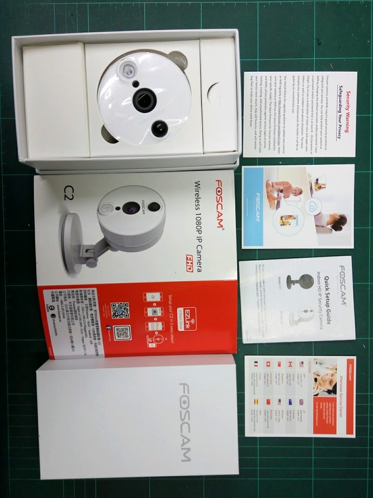 [開箱] FOSCAM C2 室內用IP攝影機