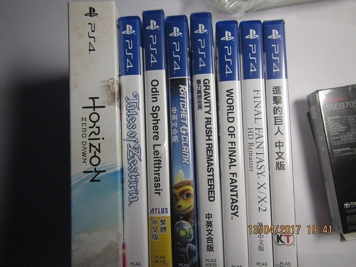 PS4更換SSD開箱(4/18更換SSD後的病情)