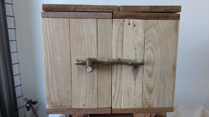 窮人版假掰廚房餐具收納箱DIY