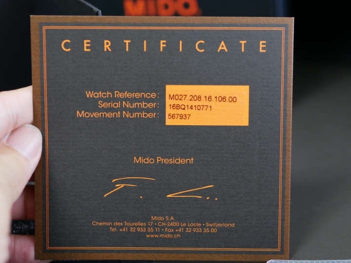 [分享] MIDO Baroncelli III Caliber Si 對錶