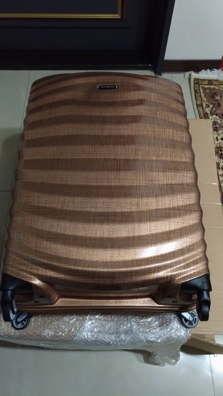 [開箱分享] 目前世界上最輕又硬的行李箱 Samsonite lite-shock