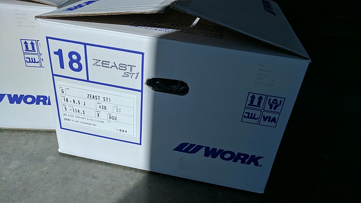 Works 輪框 ST1 + 全新 PSS (2017 WRX)