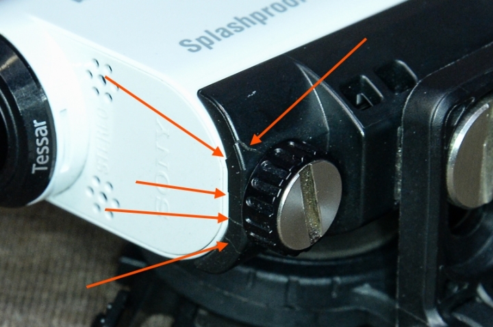 Sony Action Cam 底座斷裂