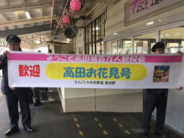 「新潟景點」--日本三大夜櫻之一:高田公園