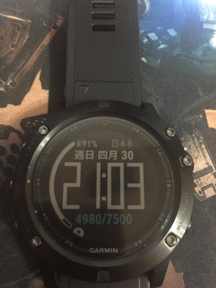 GARMIN FENIX 5X 錶面下載使用異常