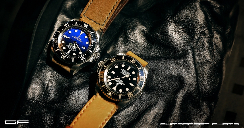 當Rolex 116660 DeepSea 遇上手工訂製皮錶帶 = ?