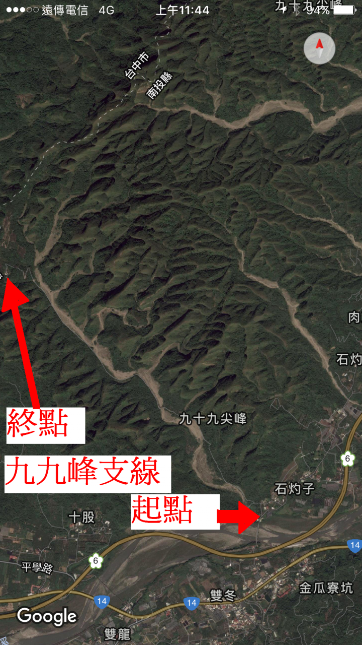 「神鵝瞎旅」之 鄉道投6線，草屯自行車道-九九峰支線+石灼支線（下）