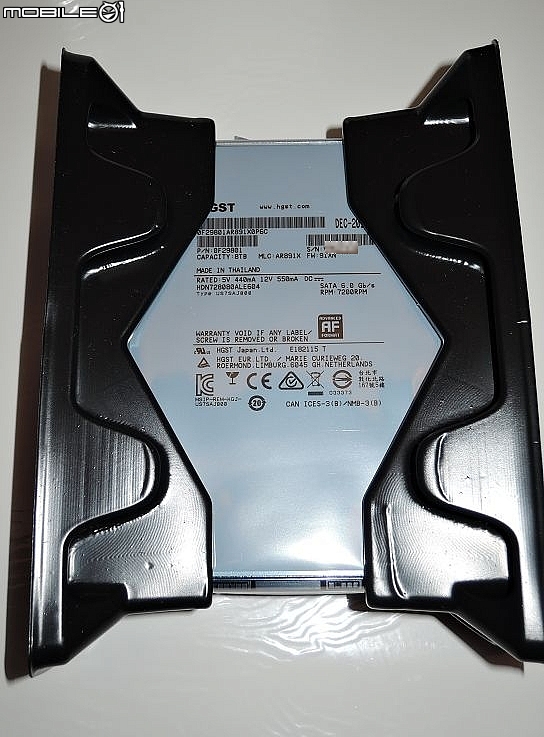 HGST 氦氣填充技術 NAS HDD 8TB 開箱
