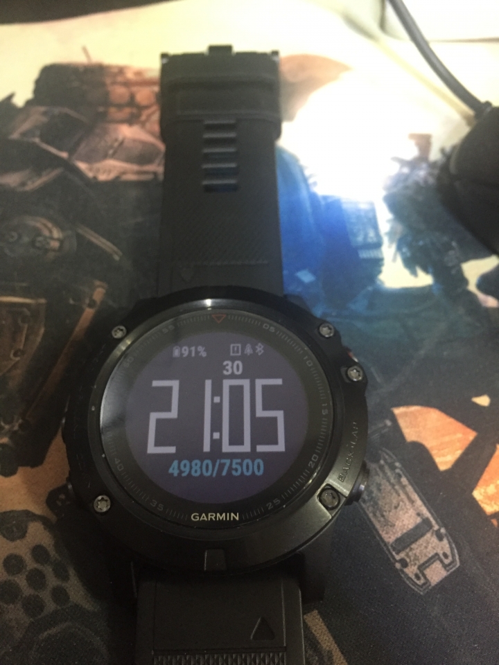 GARMIN FENIX 5X 錶面下載使用異常