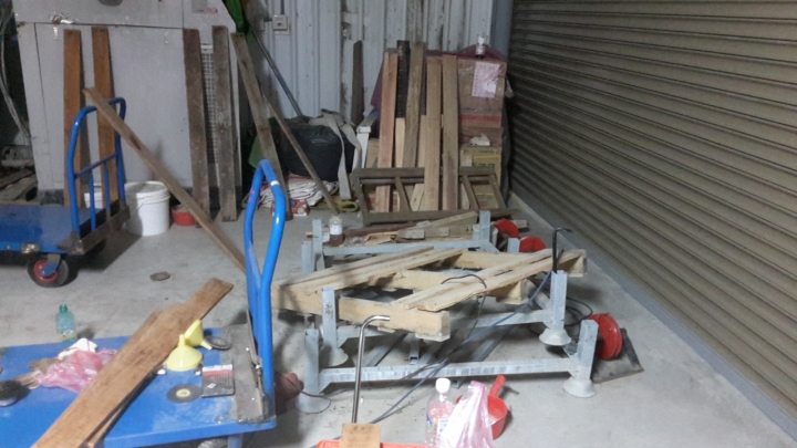 窮人版假掰廚房餐具收納箱DIY