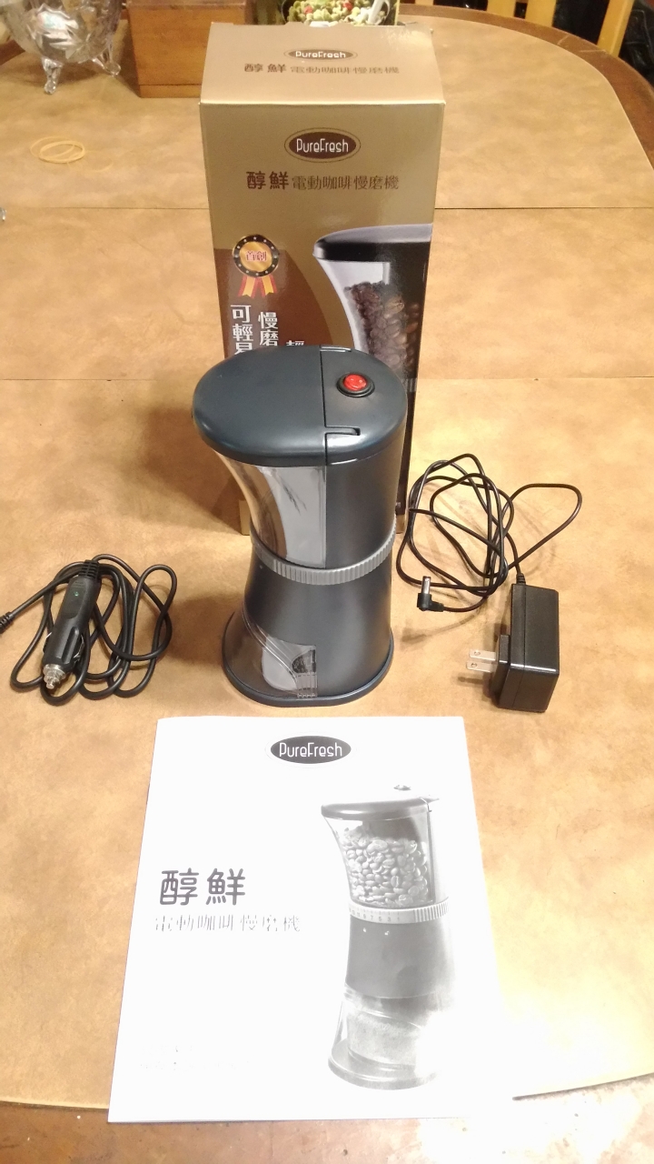 [開箱] CP值破表的醇鮮電動咖啡慢磨機