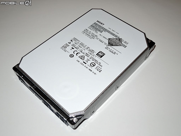 HGST 氦氣填充技術 NAS HDD 8TB 開箱