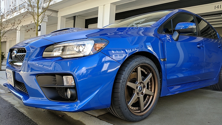Works 輪框 ST1 + 全新 PSS (2017 WRX)