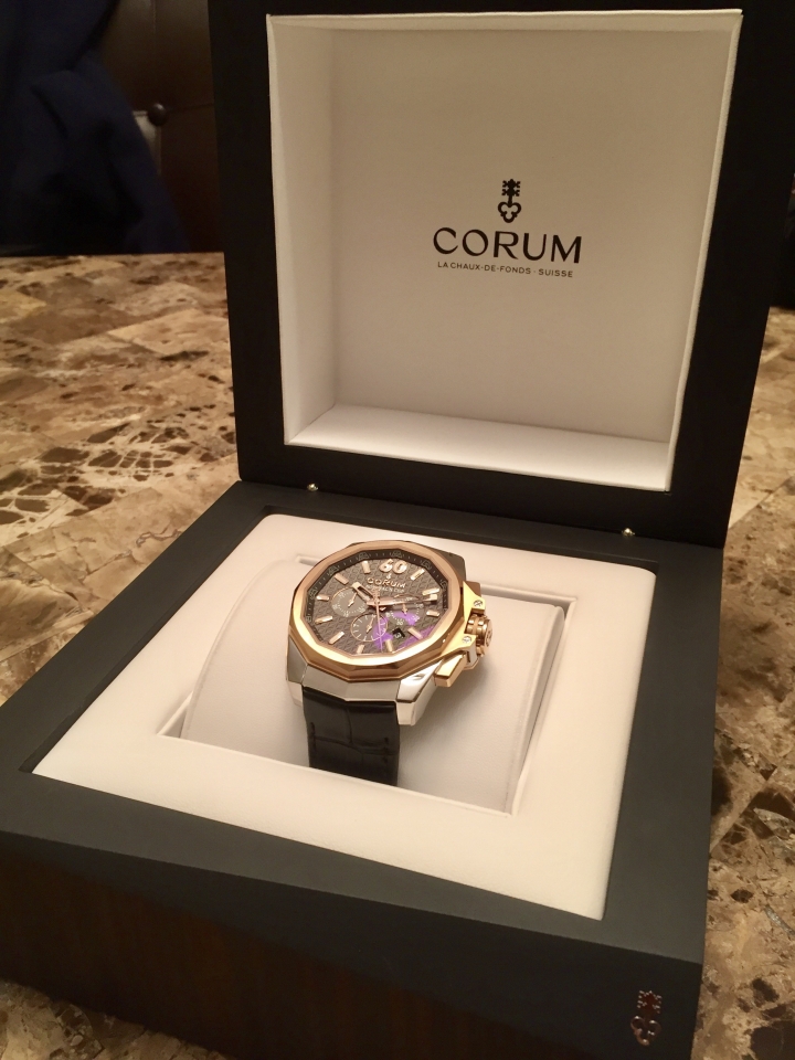 Corum 海軍上將 AC-ONE 45 CHRONOGRAPH 簡單開箱