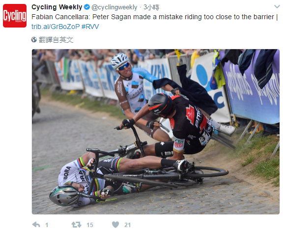 關於2017 法蘭德斯古典賽 (Ronde van Vlaanderen), 看到緊抓住機會, 和被命運牽絆的兩樣情